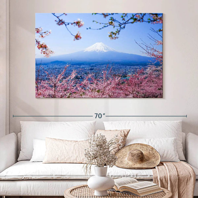 Cerisiers du Mont Fuji Alvord, H 34 po x l 51 po