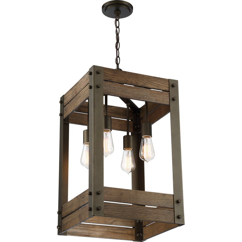 Lustre rectangulaire unique à 5 lumières Harworth