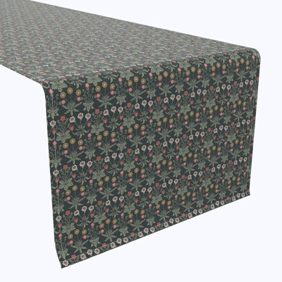Fabric Textile Products, Inc. Table Runner, 100% Cotton, Floral 76