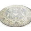 Tapis oriental rond Oushak Chobi Mute