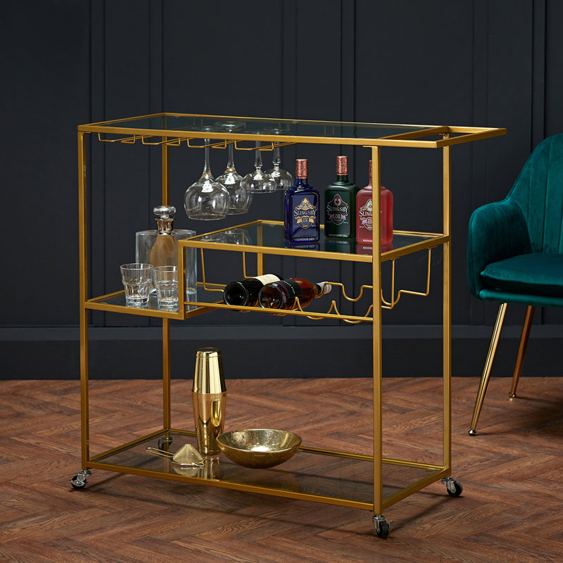 Porter Metal Bar Cart