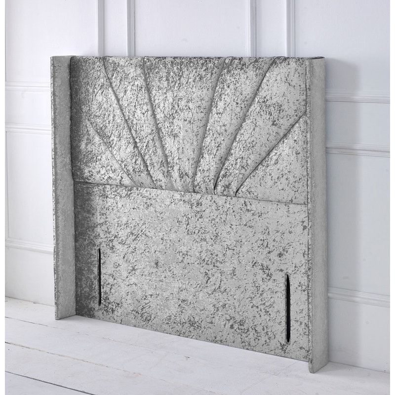 Upholstered Headboard, Silver, Small Double (4')