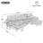Modern Sectional Sofa 115" U-shaped Sofa Upholstered Sofa Couch with Two Movable Ottomans, USB Ports and Side Tables-653527554