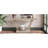 60 Inches Vintage Distressed Wood Entryway Bench With 2-Tier Solid Wood Veneer Storage Cabinet, Rustic Wide Design For Hallway, Living Room & Behind Sofa, Antique Natural-1001792708