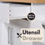 Rolling Kitchen Island Cart with Spice Rack, Towel Holder and Storage