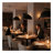 24-Inch Black Integrated LED Pendant Light with Selectable Color Temperature
