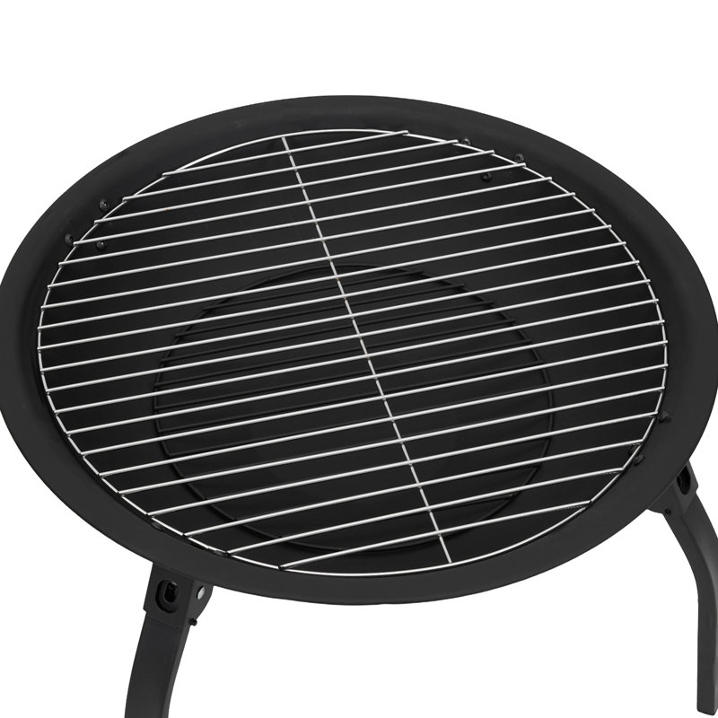 Round Iron Charcoal Smokeless Fire Pit
