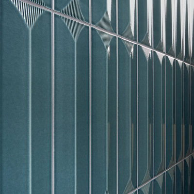 Radiant Inflex 4.43'' W x 17.62'' L Crackled Ceramic Subway Wall Tile (6.53 Sq. Ft. / Case)