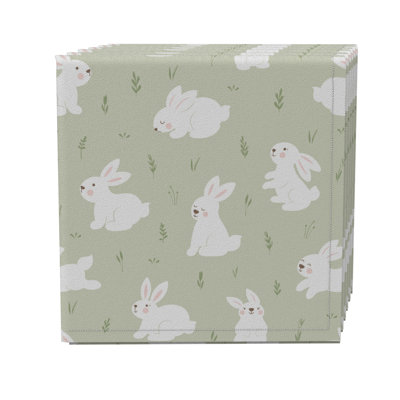 Cotton Twill Animals/Nature Square Napkin