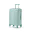 20 po / 24 po / 28 po 3 pièces / ensemble en valise à roulettes ABS, valise de transport, avec porte-gobelet et port USB et support pour téléphone (vert menthe)
