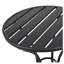 Ensemble bistro en métal 3 pièces avec table ronde et 2 chaises Colmar, mobilier d'extérieur noir et argent-129691343