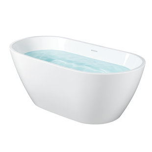 67'' x 29'' Freestanding Soaking Acrylic Bathtub