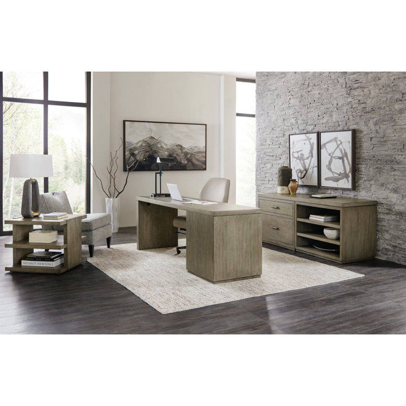 Linville Falls Floating Desk, 30" H x 96" W x 24" D