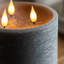 Unscented Flameless Pillar Candle with Plastic Holder-388625096