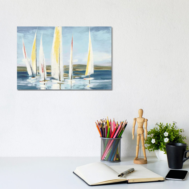 Julia Purinton - Wrapped Canvas Painting, 20.32 cm H x 30.48 cm W