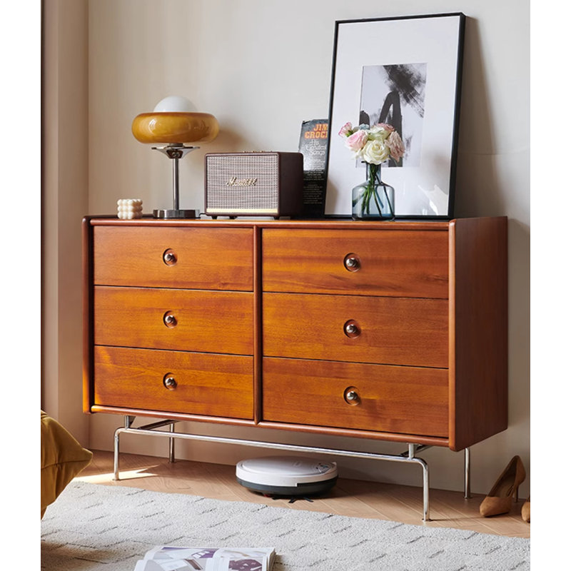 Retro Light Luxury Large-Capacity Sideboard