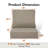 5.75" H Water-Resistant Outdoor Deep Seat Cushion Set with Removable Covers-446612496