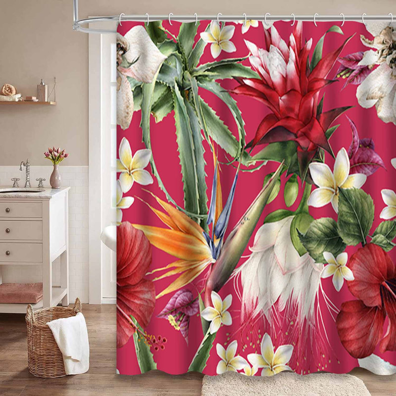Art floral abstrait avec 12 crochets, L 72 po x l 78 po
