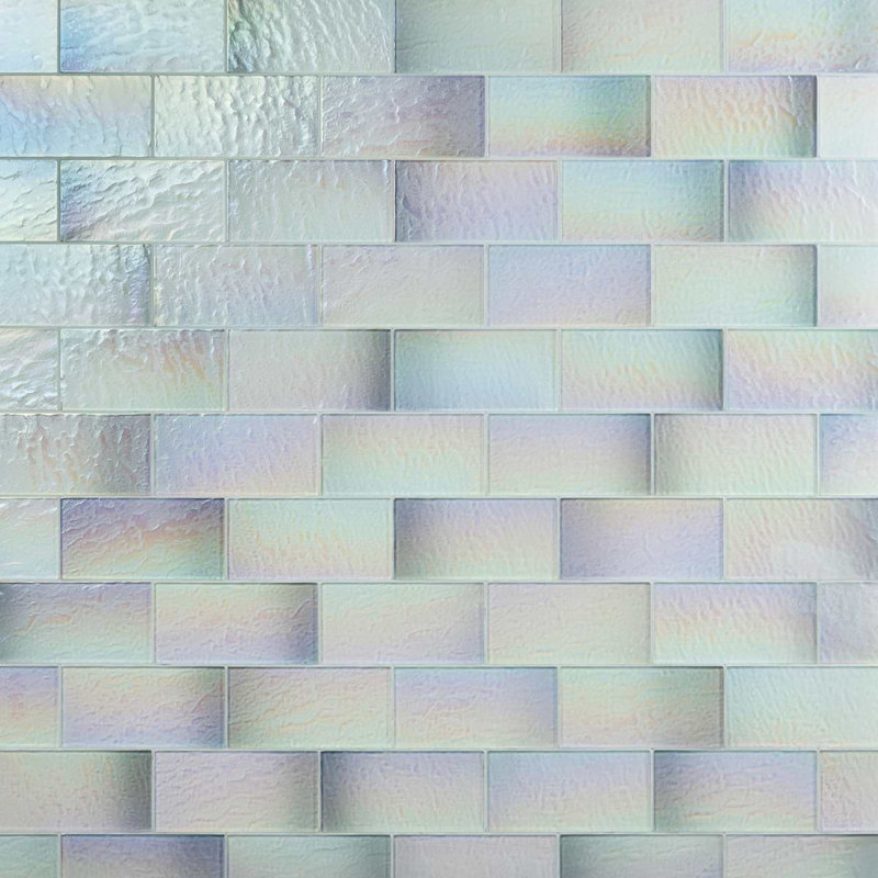 Splash 4.5x9 Polished Glass Tile