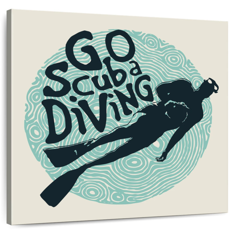 Senne Go Scuba Diving, 10" H x 10" W