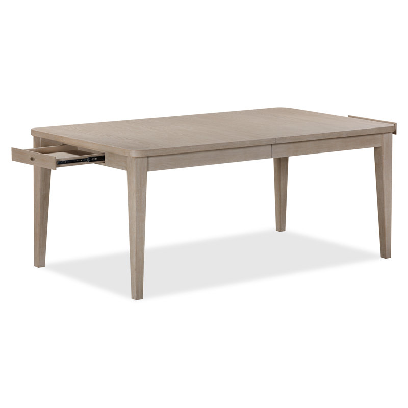 Honey Extendable Oak Solid Wood Dining Table
