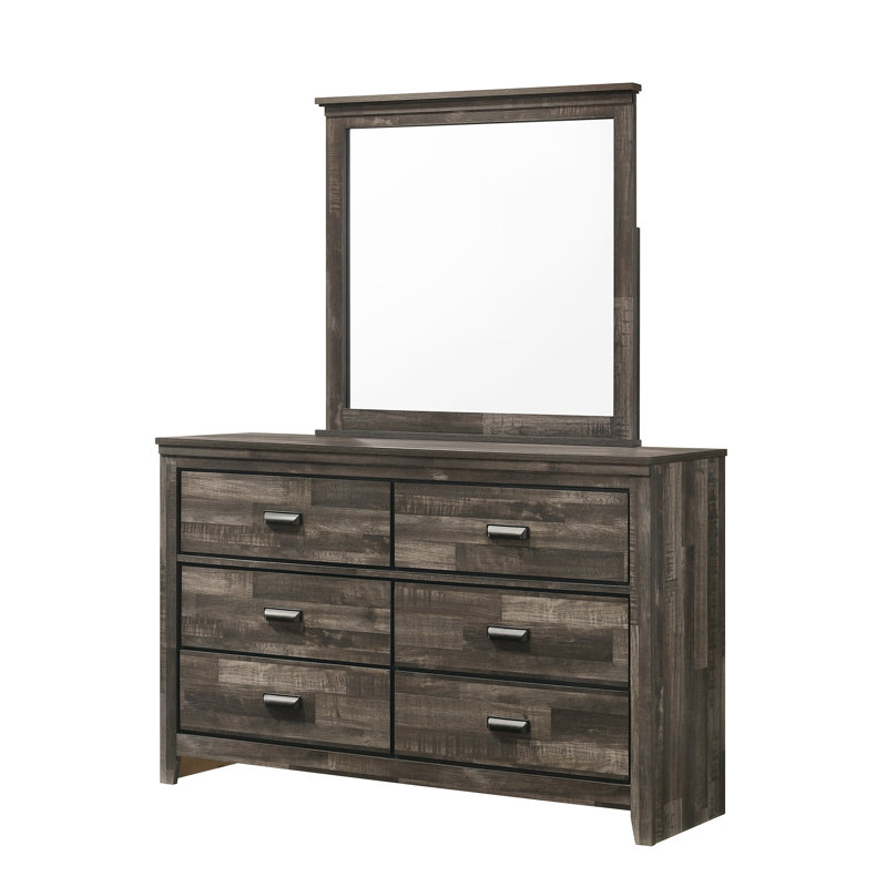 Miroir de chambre Carter Carter (miroir seulement), Brun