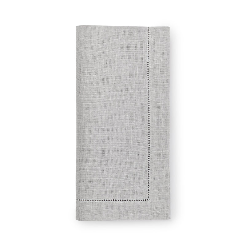 Festival Linen Rectangle Napkins, Silver