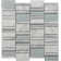 Carrara Blend Random Sized Natural Stone/Glass Random Mosaic Wall & Floor Tile