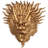 Tibetan Sculptural Dragon Wall Sculpture