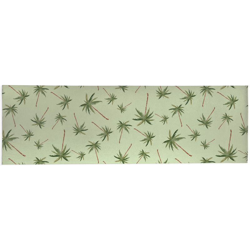 Summer Palms Outdoor Rug, Runner 2'6" x 8'