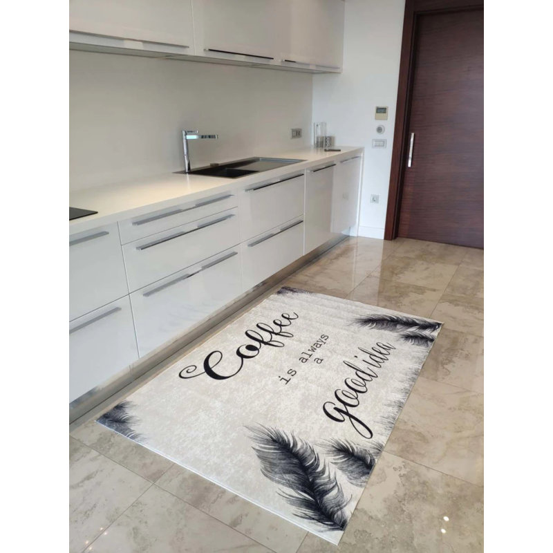 Tapis Mazzi avec envers antidérapant, Tapis de couloir 2 pi 7 po x 8 pi 10 po