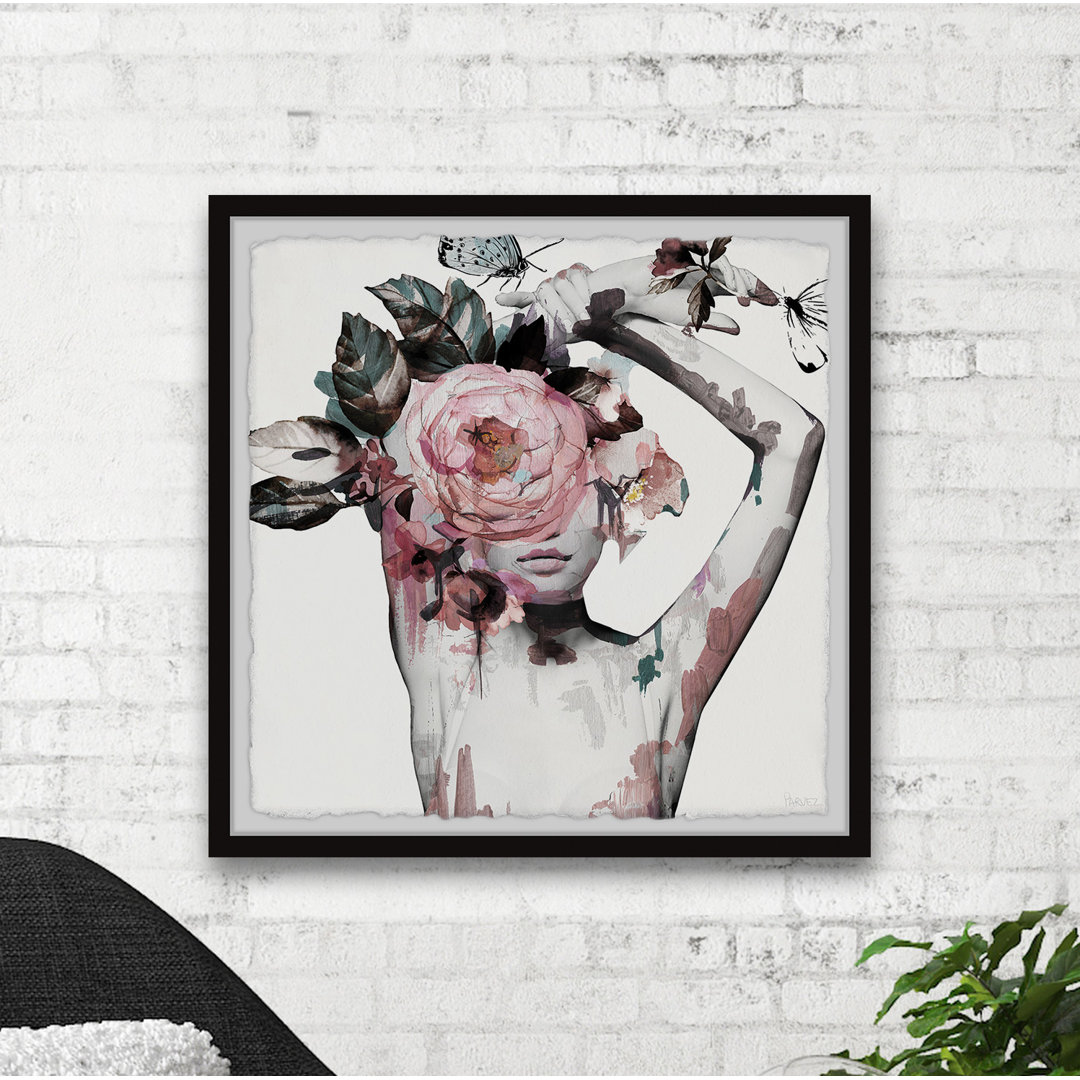 'Tainted Crown' Framed Print Parvez Taj 