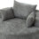 Canapé-lit simple en éponge de 55 pi en chenille de 55 pi, aucun assemblage requis, fauteuil-lit moderne moelleux pour le salon, la chambre à coucher, le salon et la salle de projection (pas une chaise pivotante)