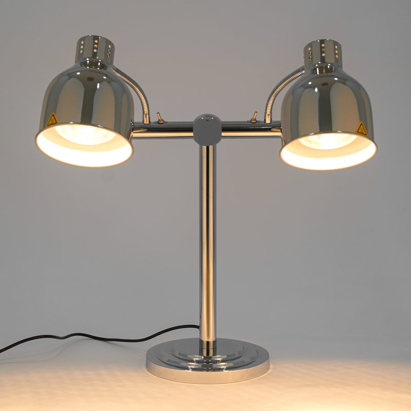 Electric Double Head Food Warmer Light