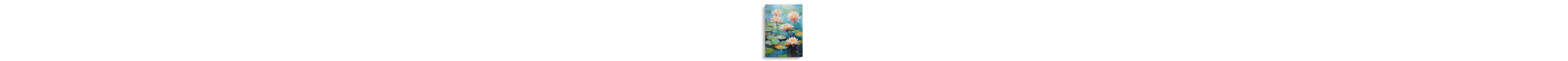 Water Lily Expressionism - Print-542907490