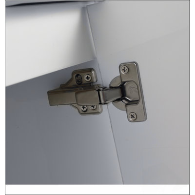 Ensemble de meuble-lavabo 48 po pour grand espace, ensemble d'armoires modernes, blanc