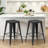 Upholstered Seat Stools with Metal Frame-10508795-10508743-5260182