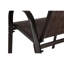 Et respirante - chaises de patio - 2 pièces pour le jardin, chaises avec accoudoirs compacts bruns 2 pièces, patio, piscine, plage