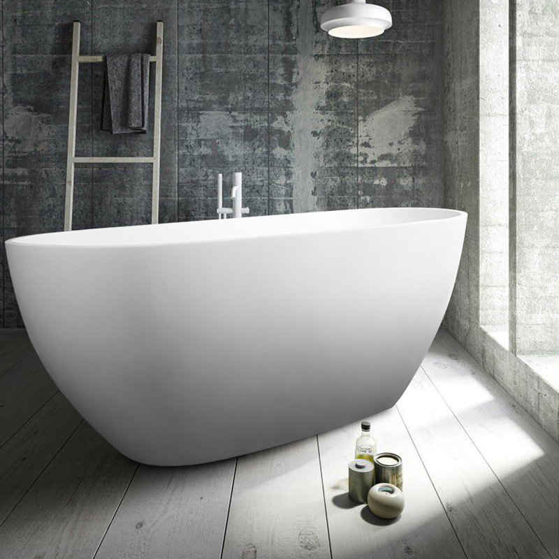 68.9'' x 29.5'' Soaking Solid Surface Bathtub