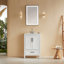 Meuble-lavabo simple autoportant de 24 po avec plateau entièrement assemblé