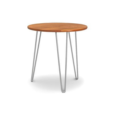 Sage Round End Table With Metal Legs