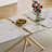59-Inch Modern Rectangle Expandable Dining Table With Retractable Leaf, Sintered Stone Top & Carbon Steel X-Base, Sturdy 4-6 Person Table For Small Apartments, Kitchen, Dining Room-399614126
