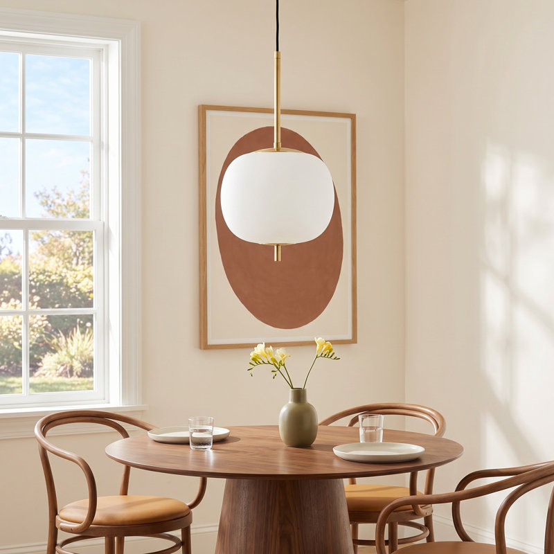 Valia Glass Globe Pendant Light