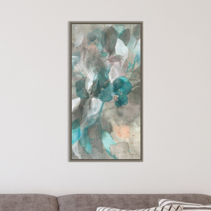 Reproduction d’art sur toile, "abstract nature III" par Danhui nai-Floater frame
