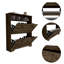 Range-chaussures Brandford, plateau supérieur, deux tablettes-1991868499