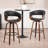 Lysha Swivel Upholstered Counter Stool-426367070