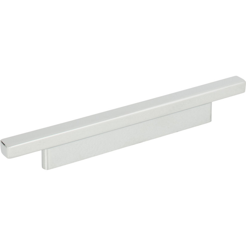 Modern Polished Chrome Bar Pull with Mounting Hardware