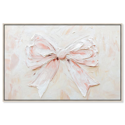 Relief Ribbons Canvas Fashion Wall Art
