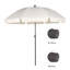 Ariyel 200cm X 217cm Rectangular Beach Parasol-86019741