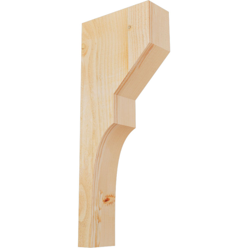 Corbeau Monterey, H 26 po x l 4 po x P 10 po, Sapin de Douglas, Sciage brut
